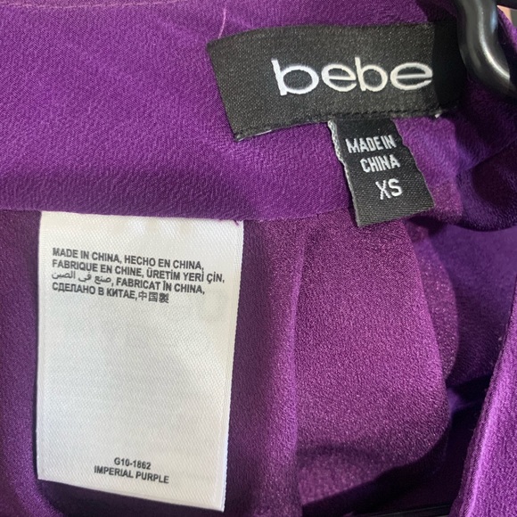 Bebe Open Back Top 💜💁🏻♀️ - Picture 6 of 7